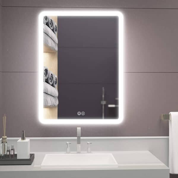 18-10 B Back Lighted Rectangle Modern Style Led Bathroom Mirror - Изображение 3