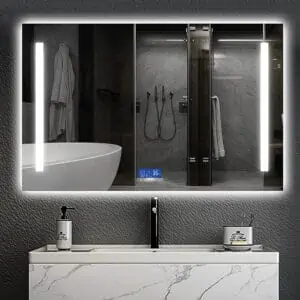 Bathroom Led Lighted Anti-fog Vanity Smart Mirror