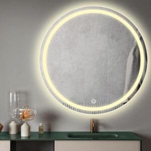 Touch Screen Modern Bathroom Smart Anti-fog Led Mirror