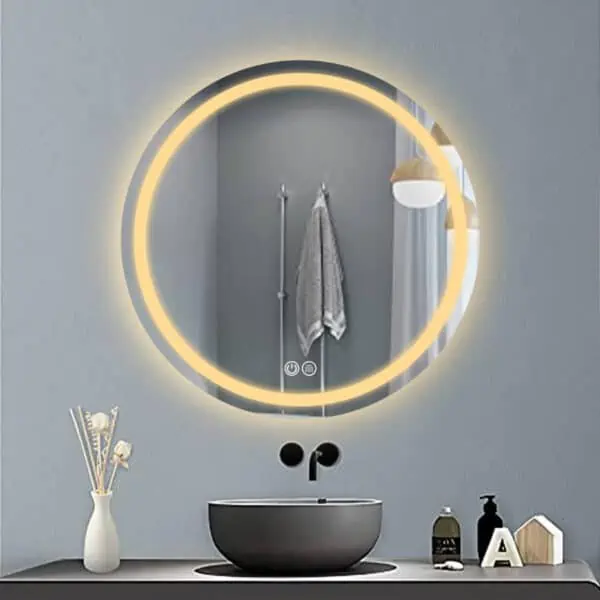 Touch Screen Modern Bathroom Smart Anti-fog Led Mirror