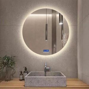 Round Shape Led Lights Mirror