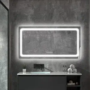 Led Dimmable Bathroom Backlit Makeup Touch Sensor Mirror