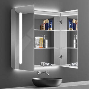 mirror cabinet storage