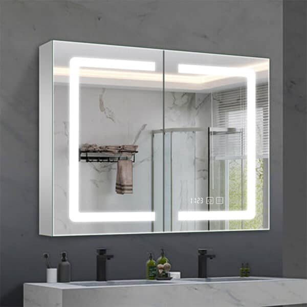 The Luxurious LED Bathroom Cabinet |HE 19-2 | Double Door