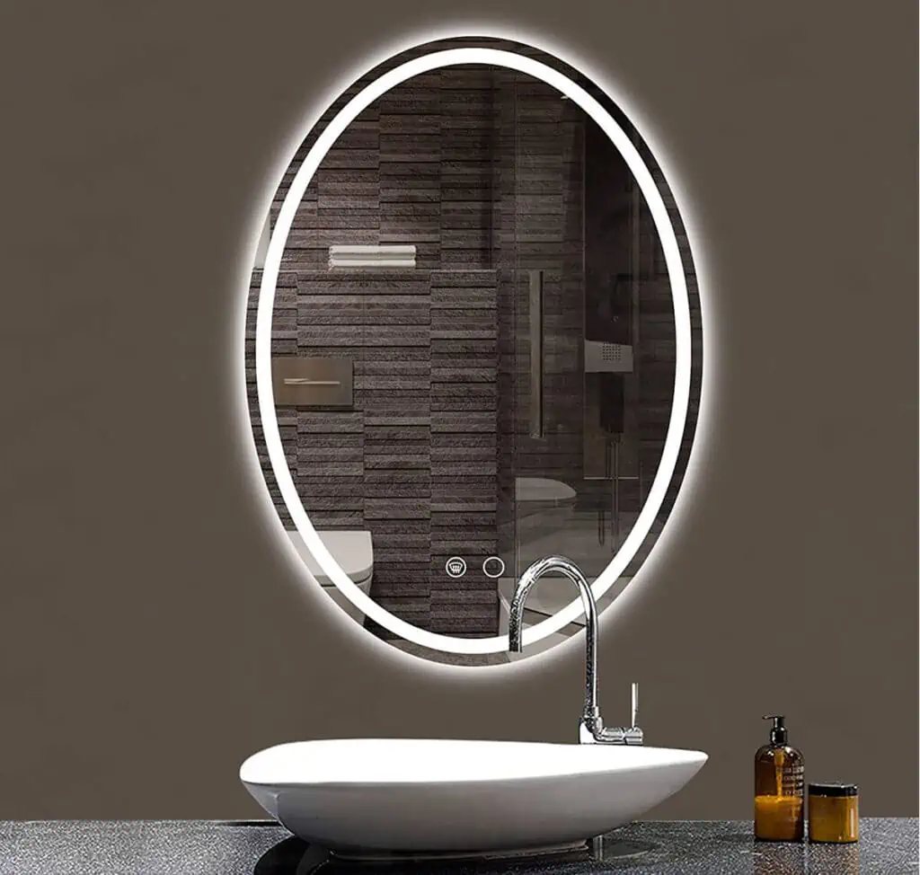 Frameless LED Mirror