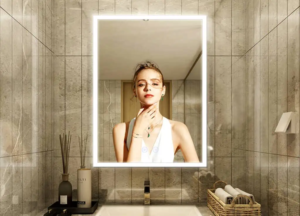 Frameless LED Mirror