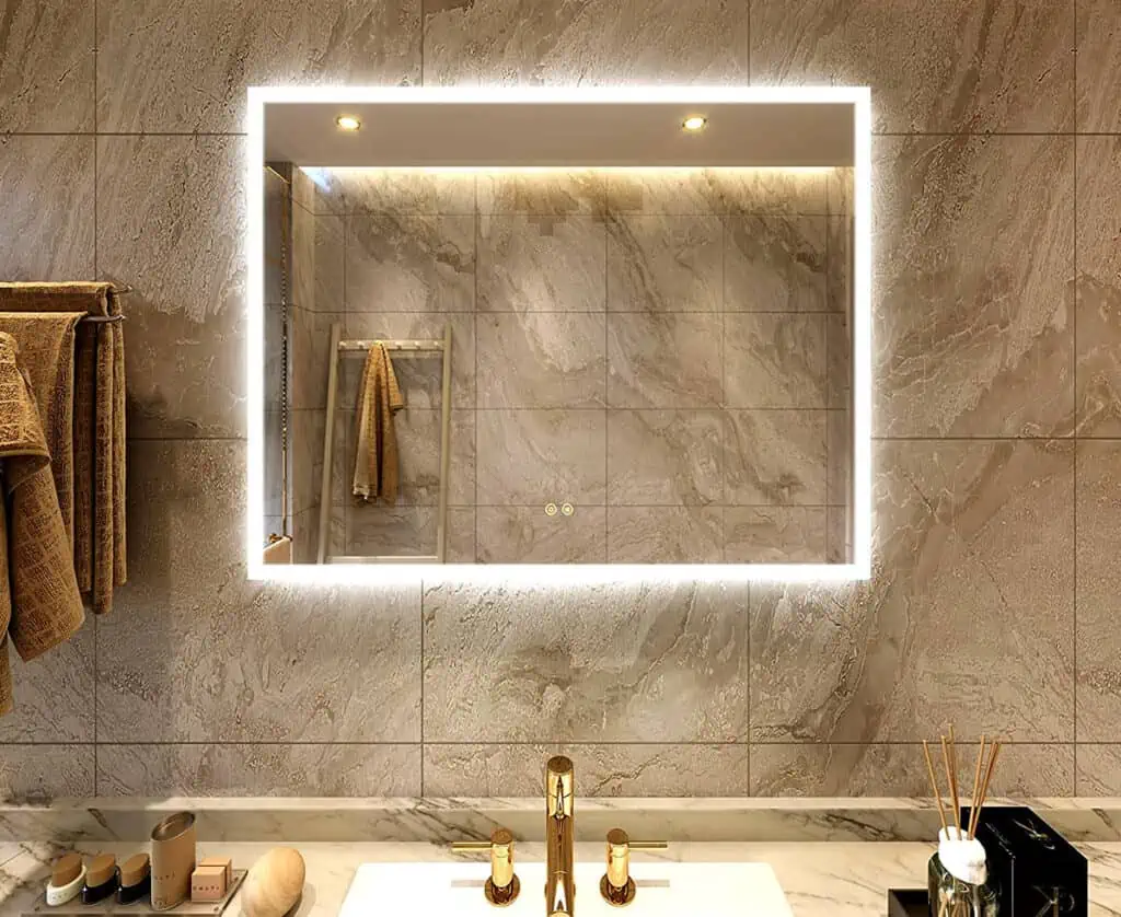 Frameless LED Mirror