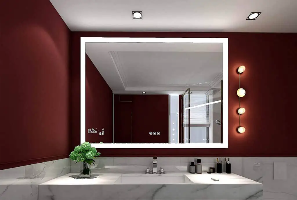 Miroir de salle de bain LED