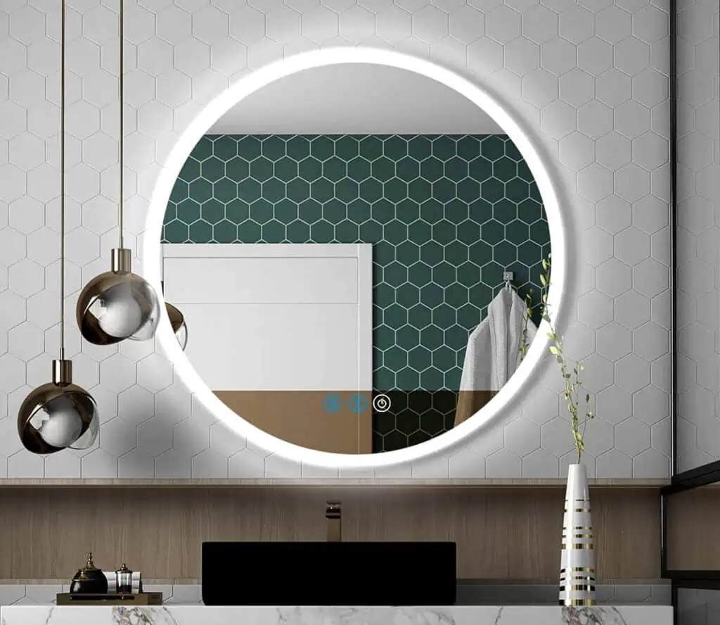 Frameless LED Mirror