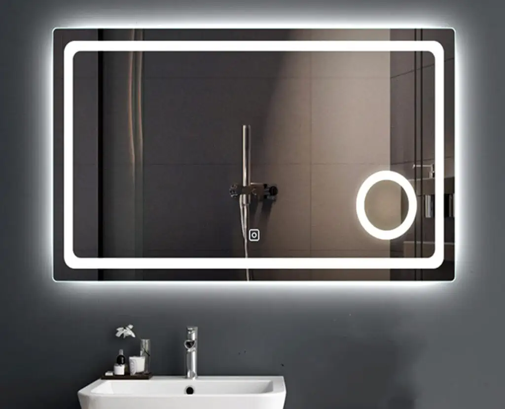 Frameless LED Mirror