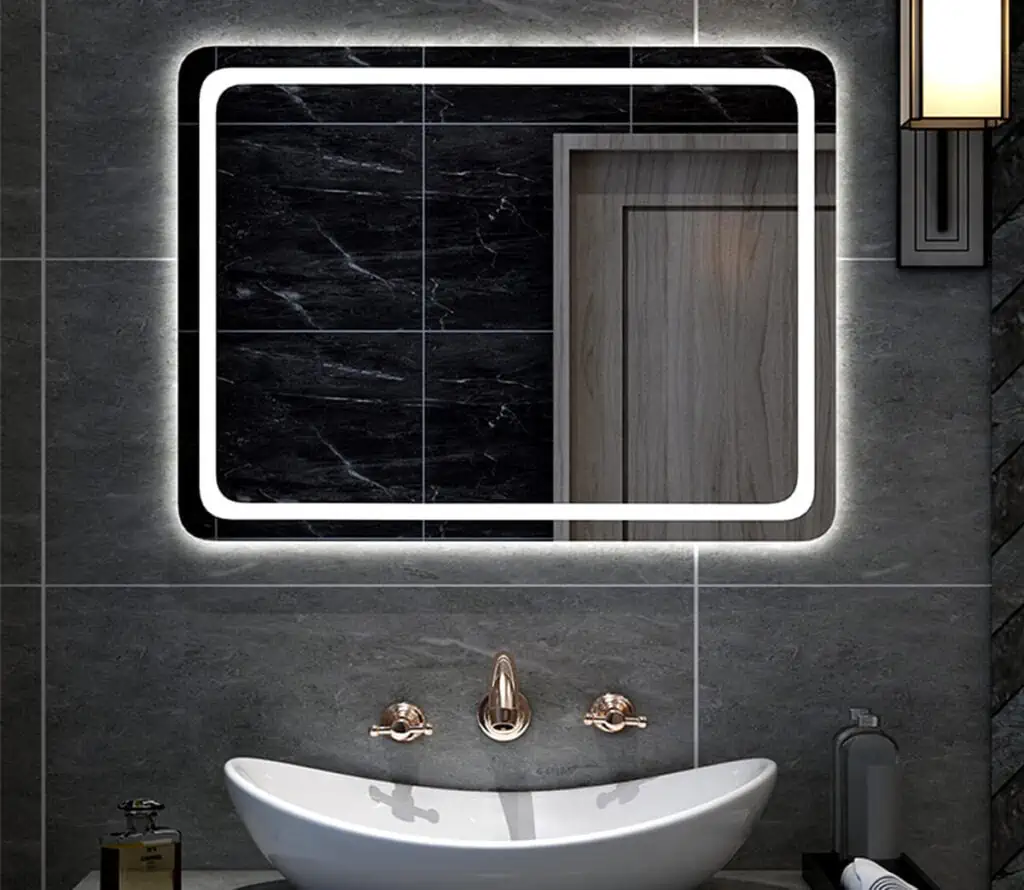 Frameless LED Mirror