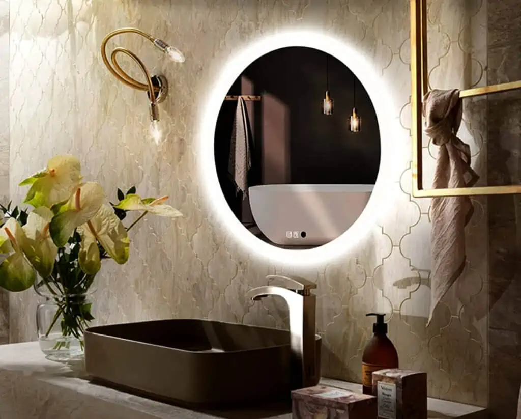 Miroir de salle de bain LED