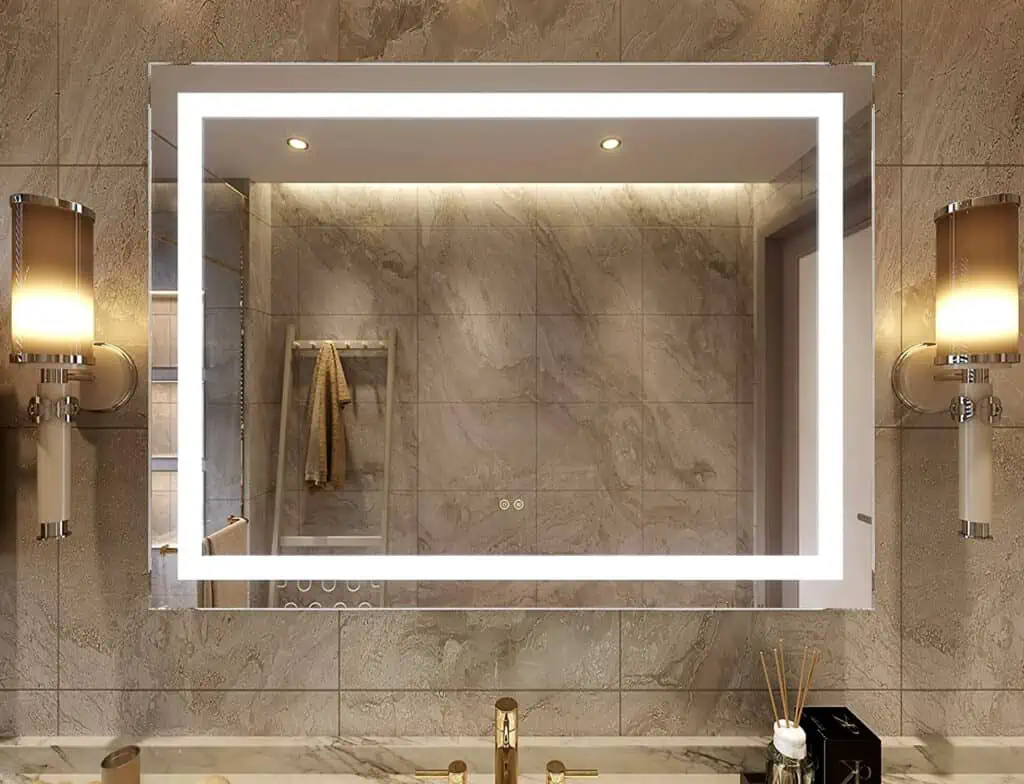 Miroir de salle de bain LED