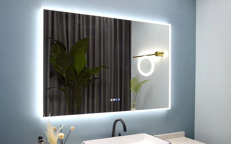 China led bathroom mirror