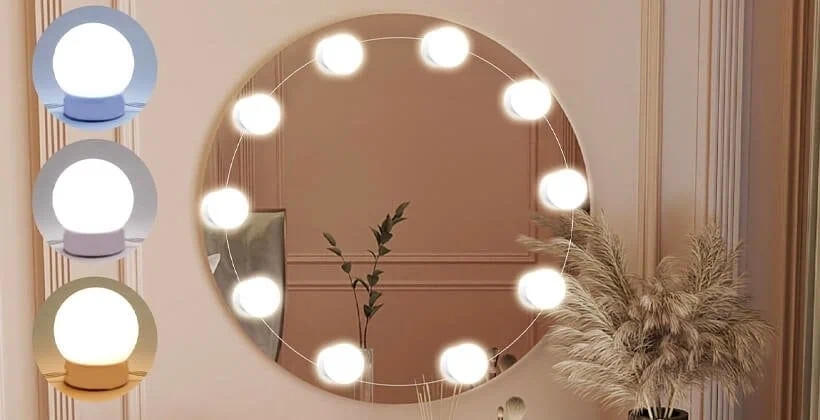 Stick On LED Lights for Mirror