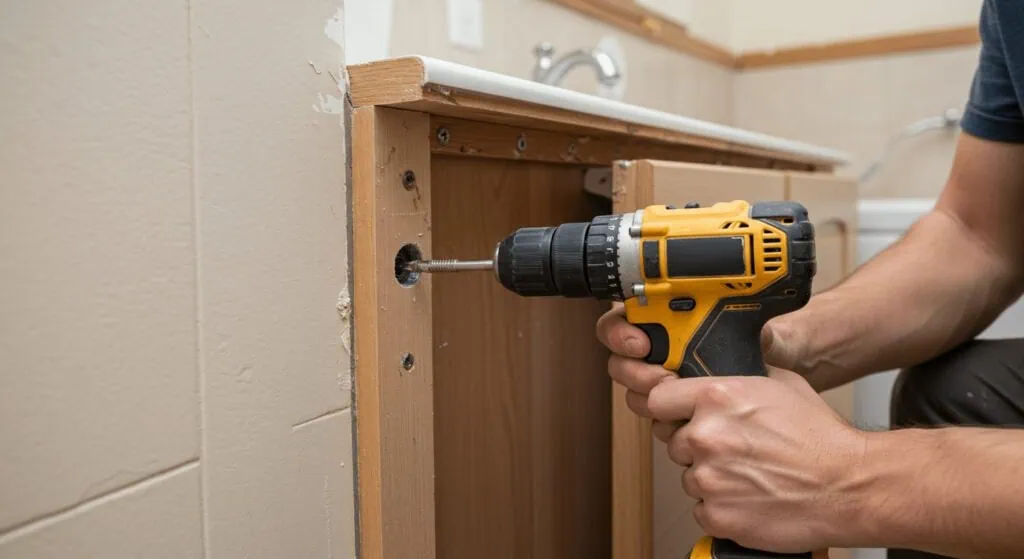 How to Remove a Bathroom Vanity