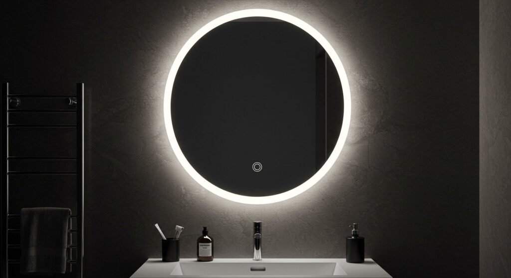 Round Bathroom Mirror Size