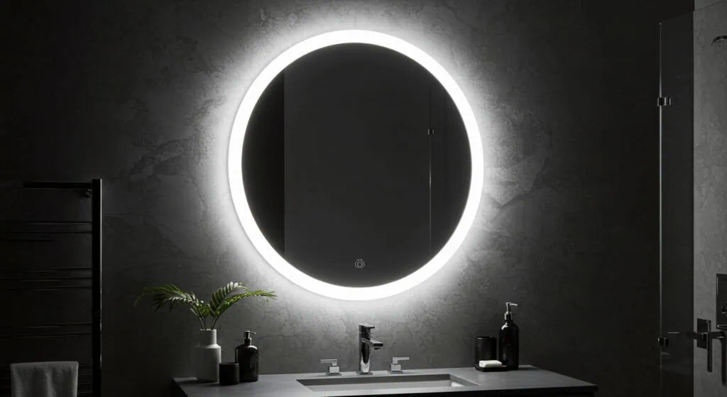 Round Bathroom Mirror Size