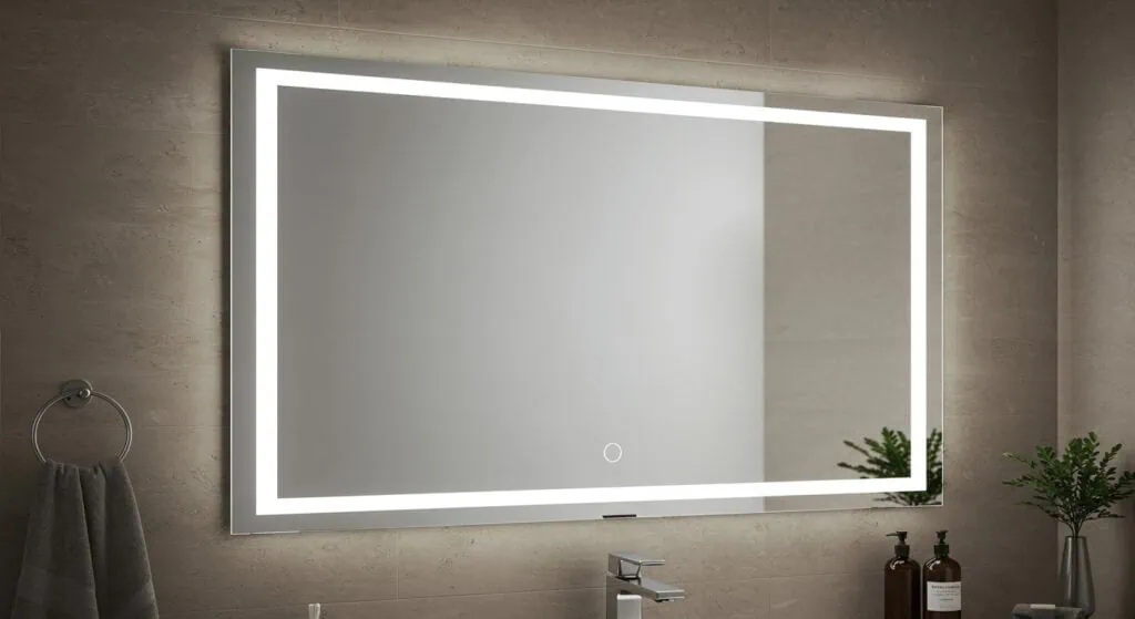 Install LED Bathroom Mirror