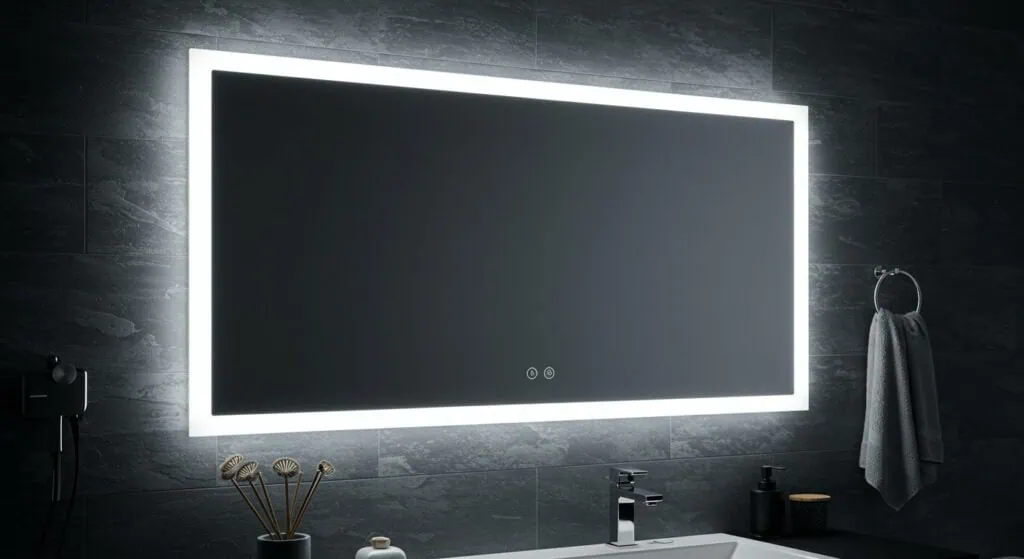 Install LED Bathroom Mirror