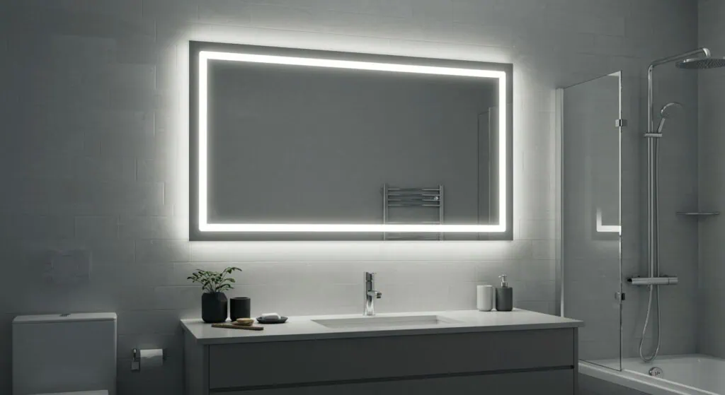 how big should a mirror be on a wall