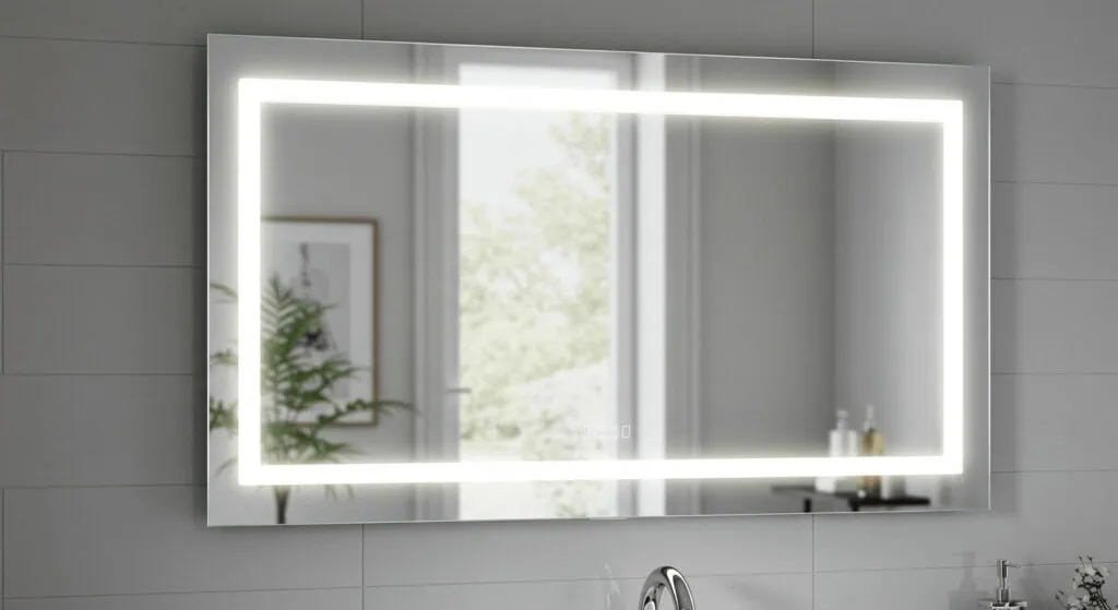 how to hang a bathroom mirror